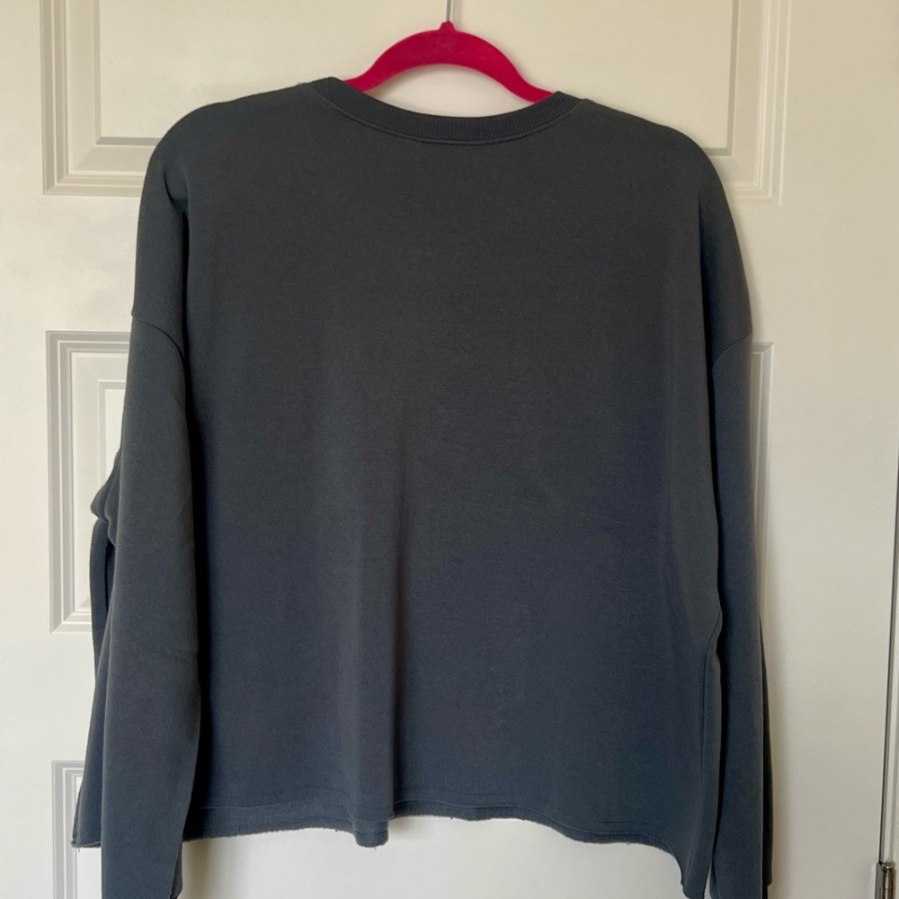 Pink Floyd Graphic Gray Cropped Sweatshirt - Picture 3 of 4